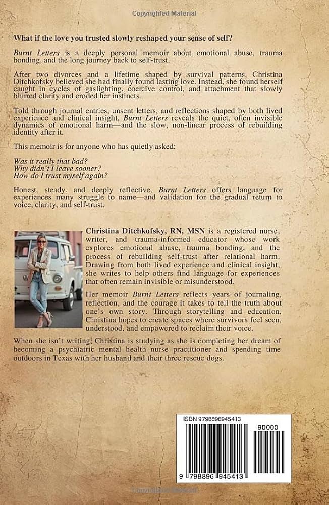 Burnt Letters: Unveiling the Shadows of Trauma and Finding Strength in the Depths of Despair