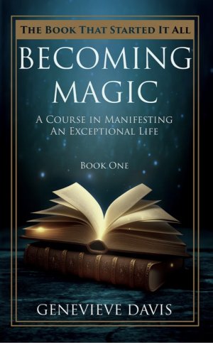 Book review featured image - Becoming Magic: A Course in Manifesting an Exceptional Life (Book 1)